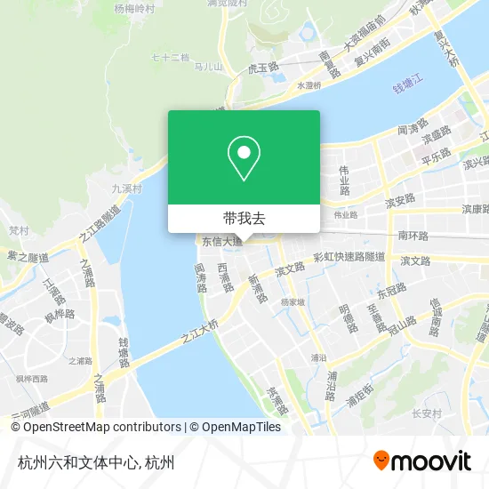 杭州六和文体中心地图