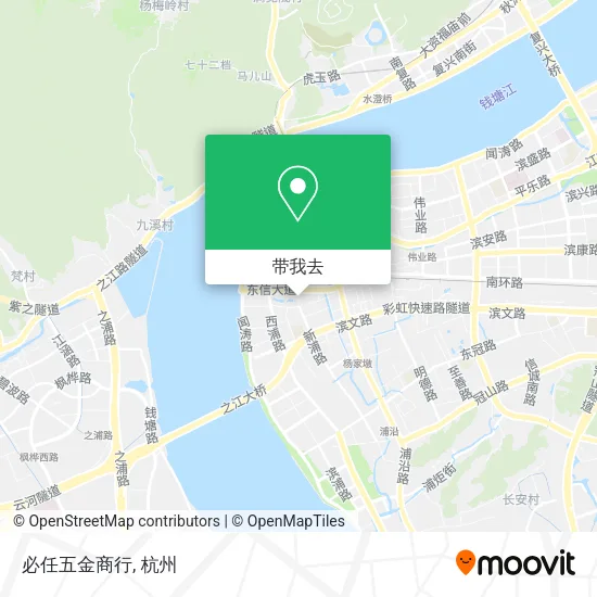 必任五金商行地图