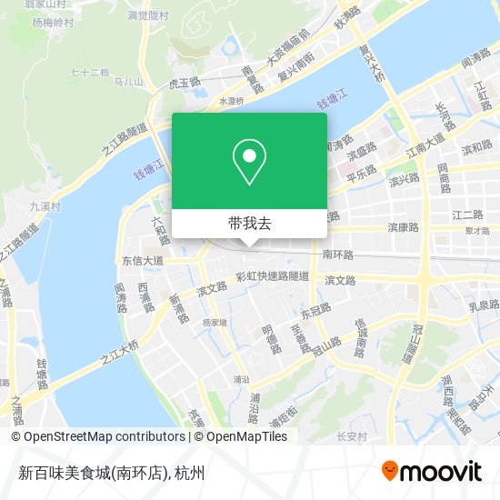新百味美食城(南环店)地图
