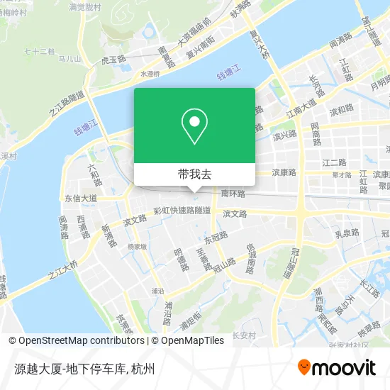 源越大厦-地下停车库地图