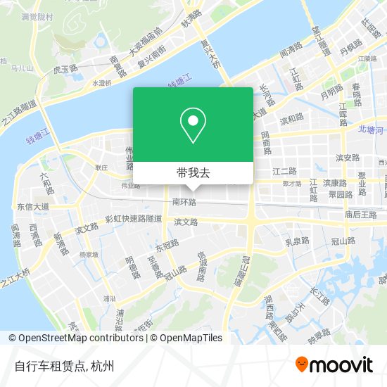 自行车租赁点地图