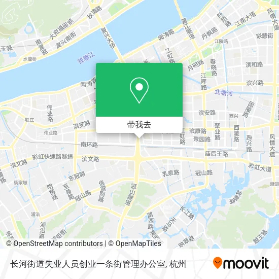 长河街道失业人员创业一条街管理办公室地图