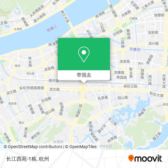 长江西苑-1栋地图