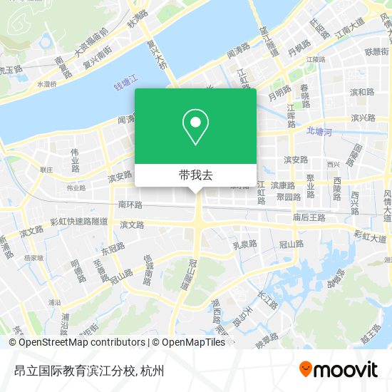 昂立国际教育滨江分校地图