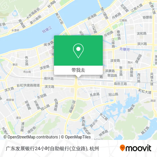 广东发展银行24小时自助银行(立业路)地图