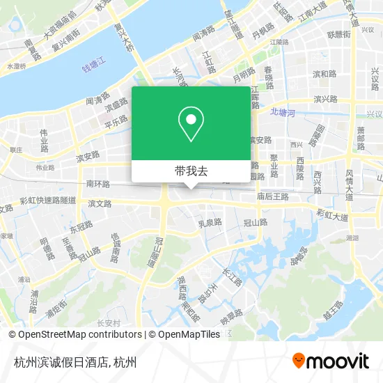 杭州滨诚假日酒店地图