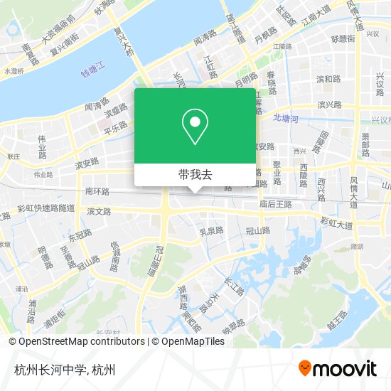 杭州长河中学地图
