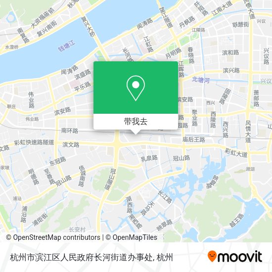 杭州市滨江区人民政府长河街道办事处地图