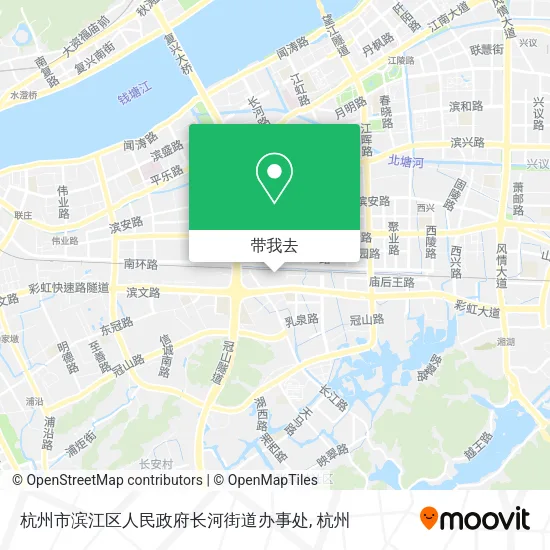 杭州市滨江区人民政府长河街道办事处地图