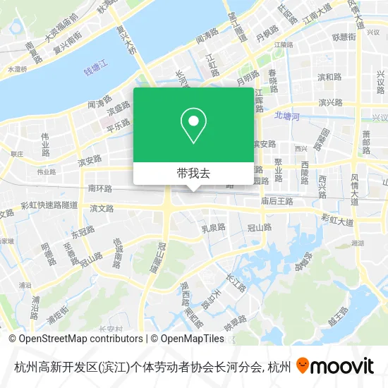 杭州高新开发区(滨江)个体劳动者协会长河分会地图