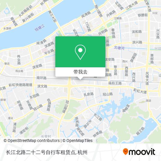 长江北路二十二号自行车租赁点地图