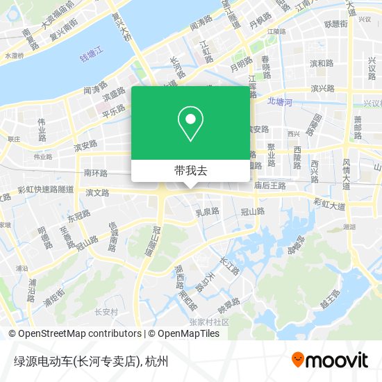 绿源电动车(长河专卖店)地图