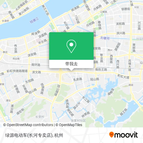 绿源电动车(长河专卖店)地图