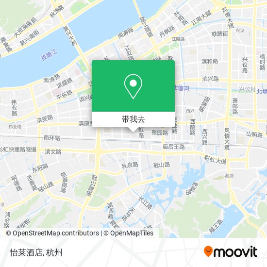 怡莱酒店地图