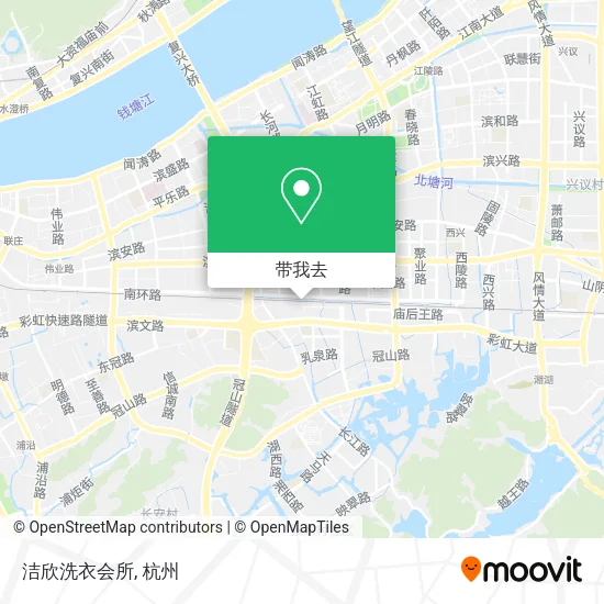 洁欣洗衣会所地图