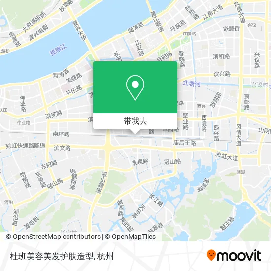 杜班美容美发护肤造型地图