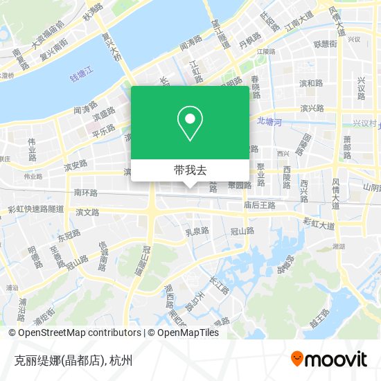 克丽缇娜(晶都店)地图