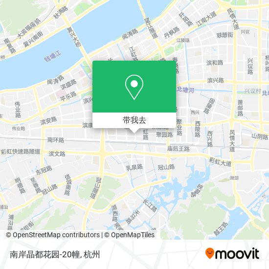 南岸晶都花园-20幢地图