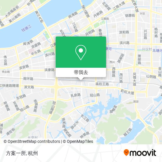 方案一所地图