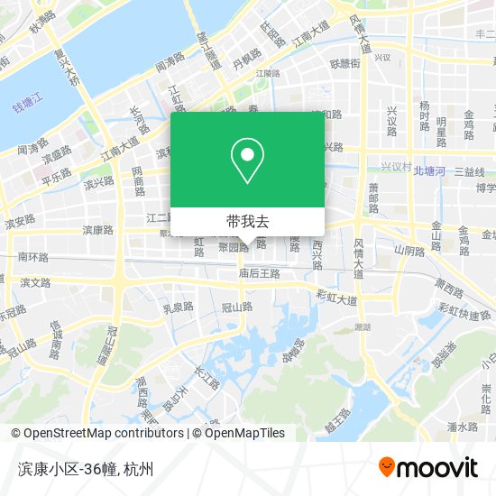 滨康小区-36幢地图
