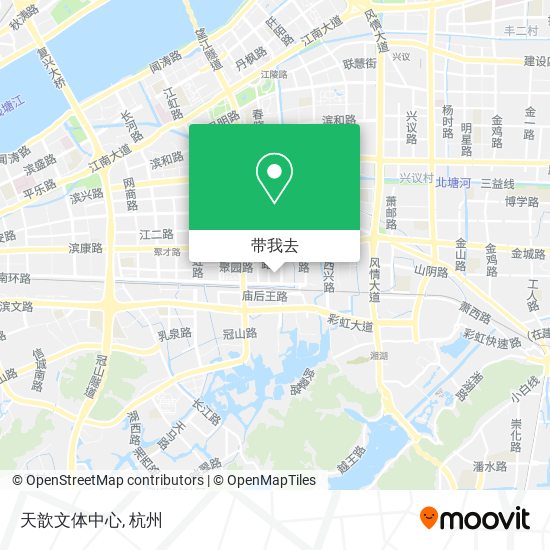 天歆文体中心地图