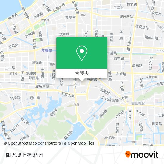 阳光城上府地图