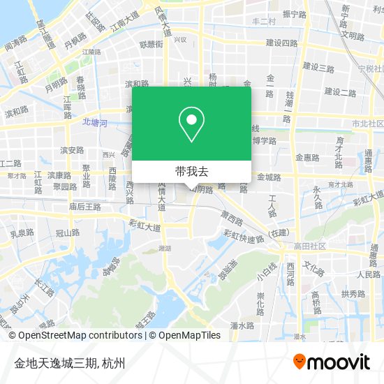 金地天逸城三期地图