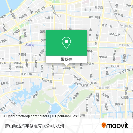 萧山顺达汽车修理有限公司地图