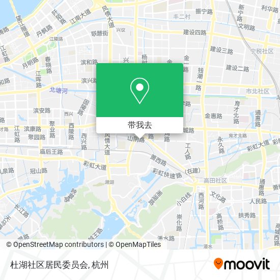 杜湖社区居民委员会地图