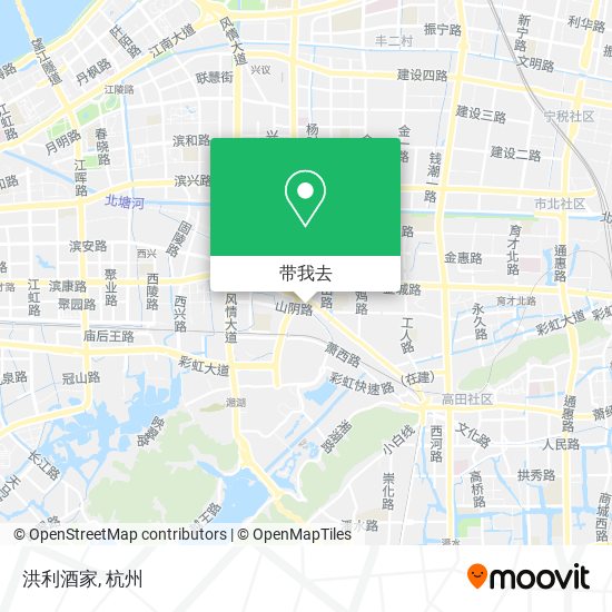 洪利酒家地图