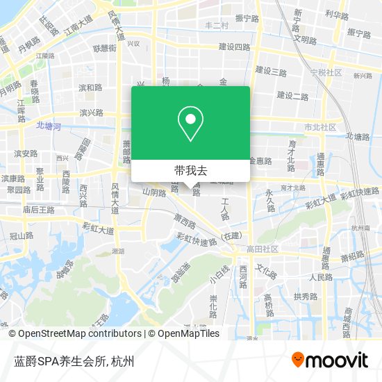 蓝爵SPA养生会所地图