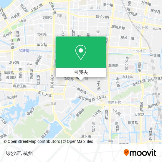 绿沙庙地图