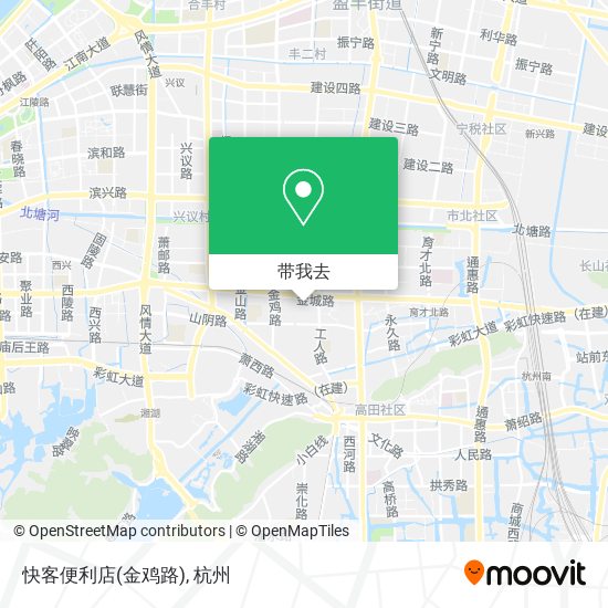 快客便利店(金鸡路)地图
