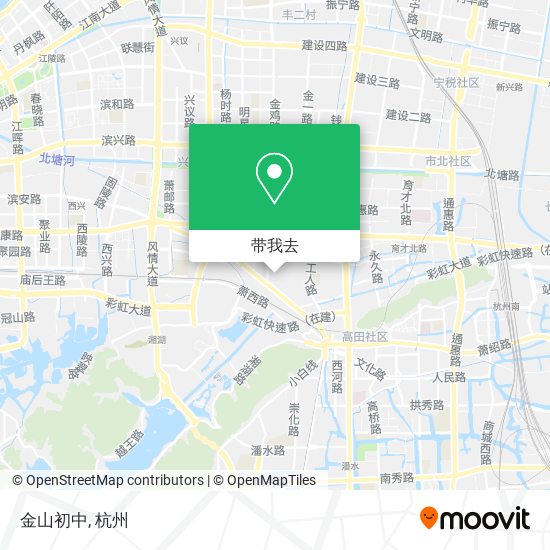 金山初中地图