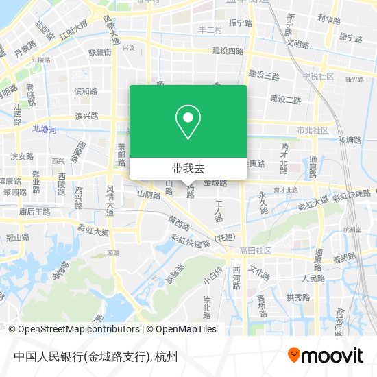 中国人民银行(金城路支行)地图