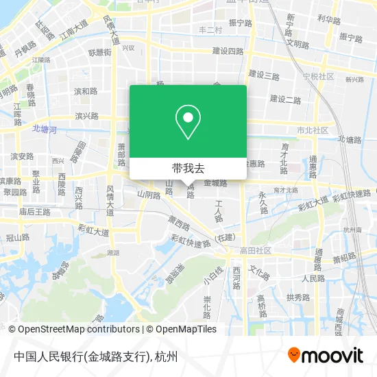 中国人民银行(金城路支行)地图