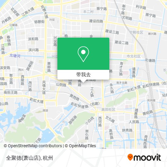 全聚德(萧山店)地图