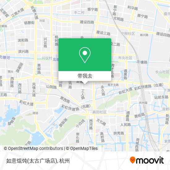 如意馄饨(太古广场店)地图