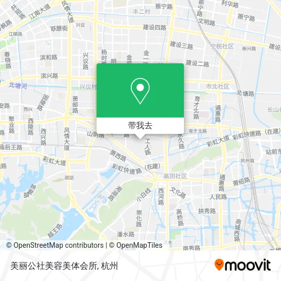 美丽公社美容美体会所地图