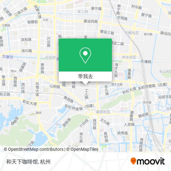 和天下咖啡馆地图