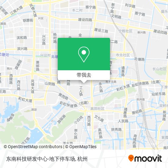 东南科技研发中心-地下停车场地图