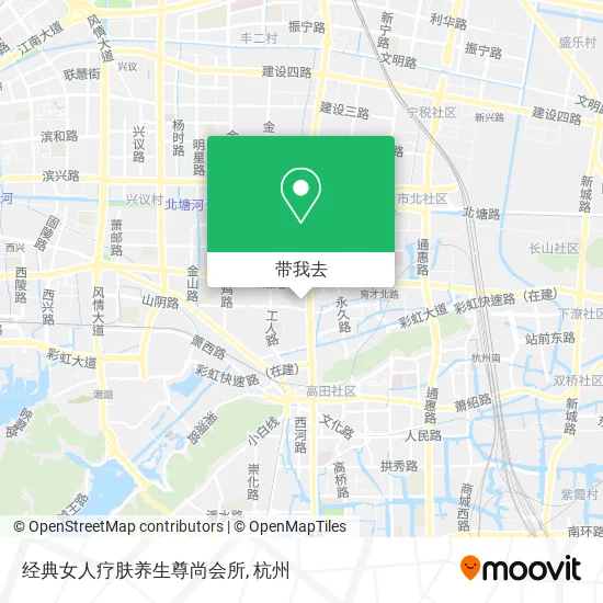 经典女人疗肤养生尊尚会所地图