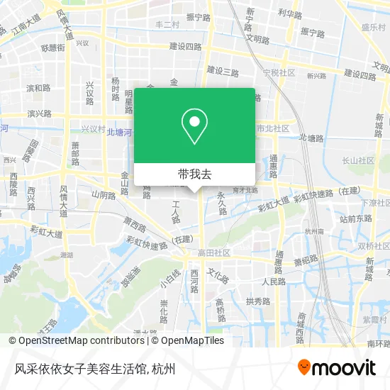 风采依依女子美容生活馆地图