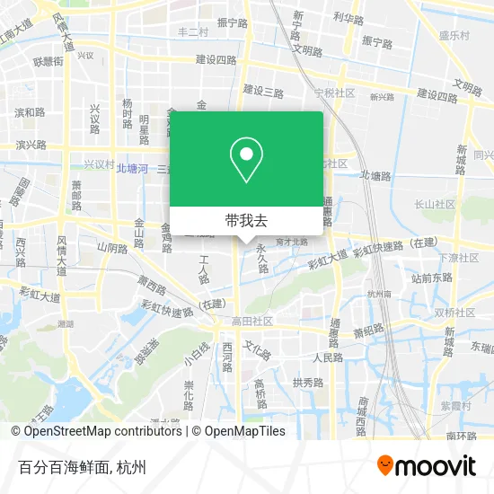 百分百海鲜面地图