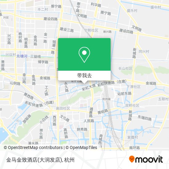 金马金致酒店(大润发店)地图