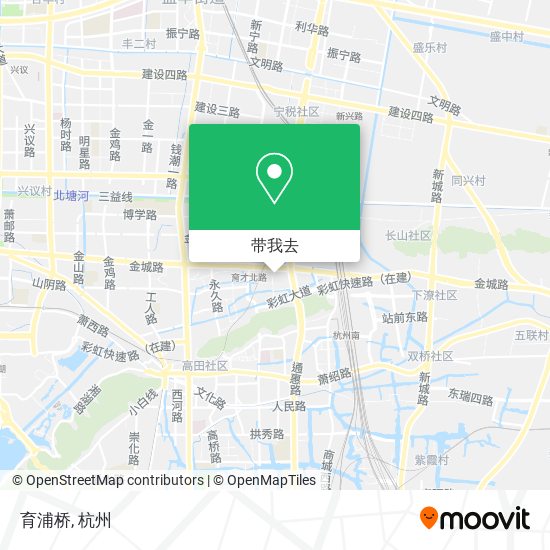 育浦桥地图