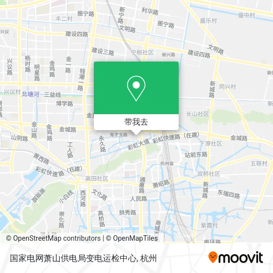 国家电网萧山供电局变电运检中心地图