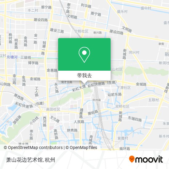萧山花边艺术馆地图