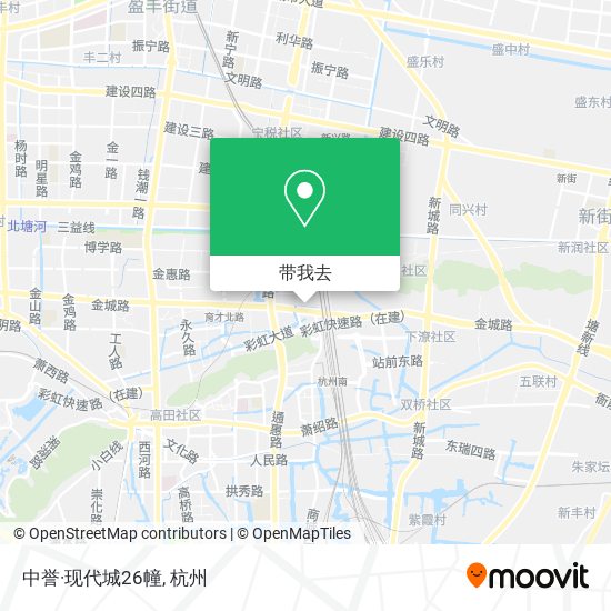 中誉·现代城26幢地图
