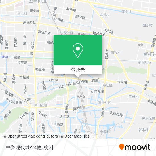 中誉现代城-24幢地图